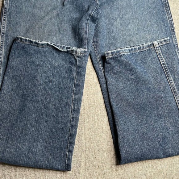 Wrangler Rugged Wear Denim Jeans Men's Sz 34 x 34 Blue Casual Work Wear - Picture 6 of 13